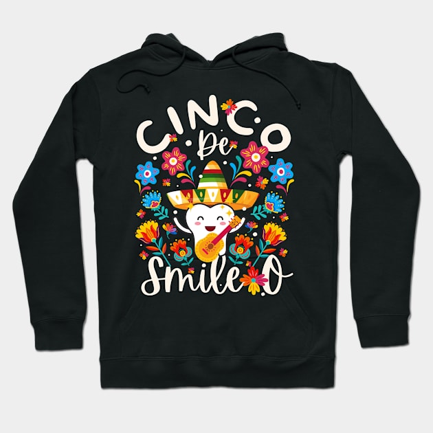 Cinco De Smile O Cinco De Mayo Mexican Hoodie by alyssacutter937@gmail.com